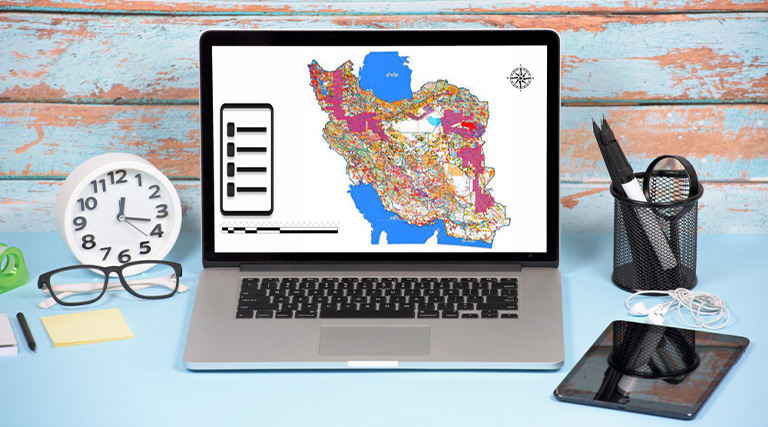 نقشه تخصصی محدوده‌های معدنی ایران در بستر GIS